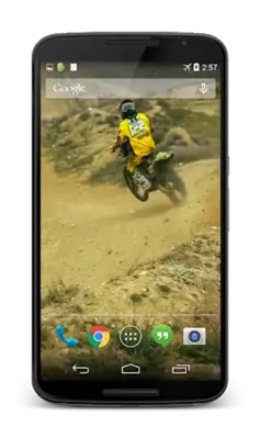 Moto Racing Live Wallpaper android App screenshot 0